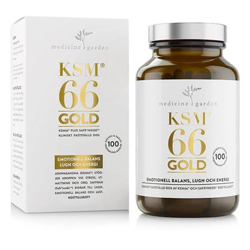 KSM66 Gold – Ashwagandha för stress, sömn och nervsystem | Klimakteriet (90 kapslar)