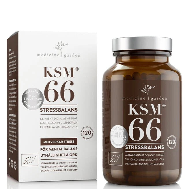 KSM66® Ashwagandha – stressbalans, sömn & nervsystem i klimakteriet