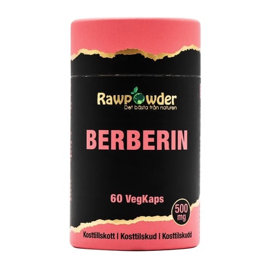 Berberin 500 mg – blodsockerbalans, metabolism & energi i klimakteriet 60 kapslar