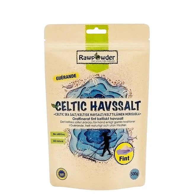 Celtic Havssalt Fint – Mineralrikt havssalt för balans, energi & nervsystem