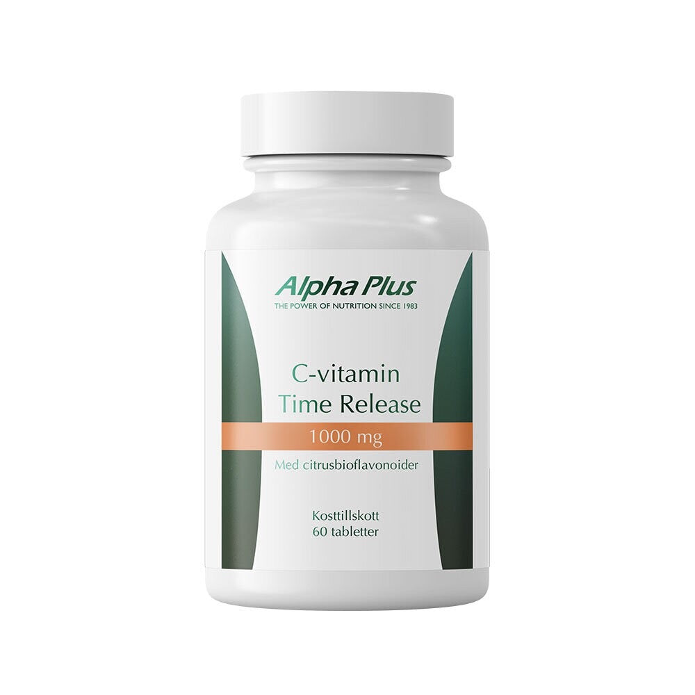 C-vitamin Time Release 1000 mg – Jämn energi, starkt immunförsvar & minskad trötthet