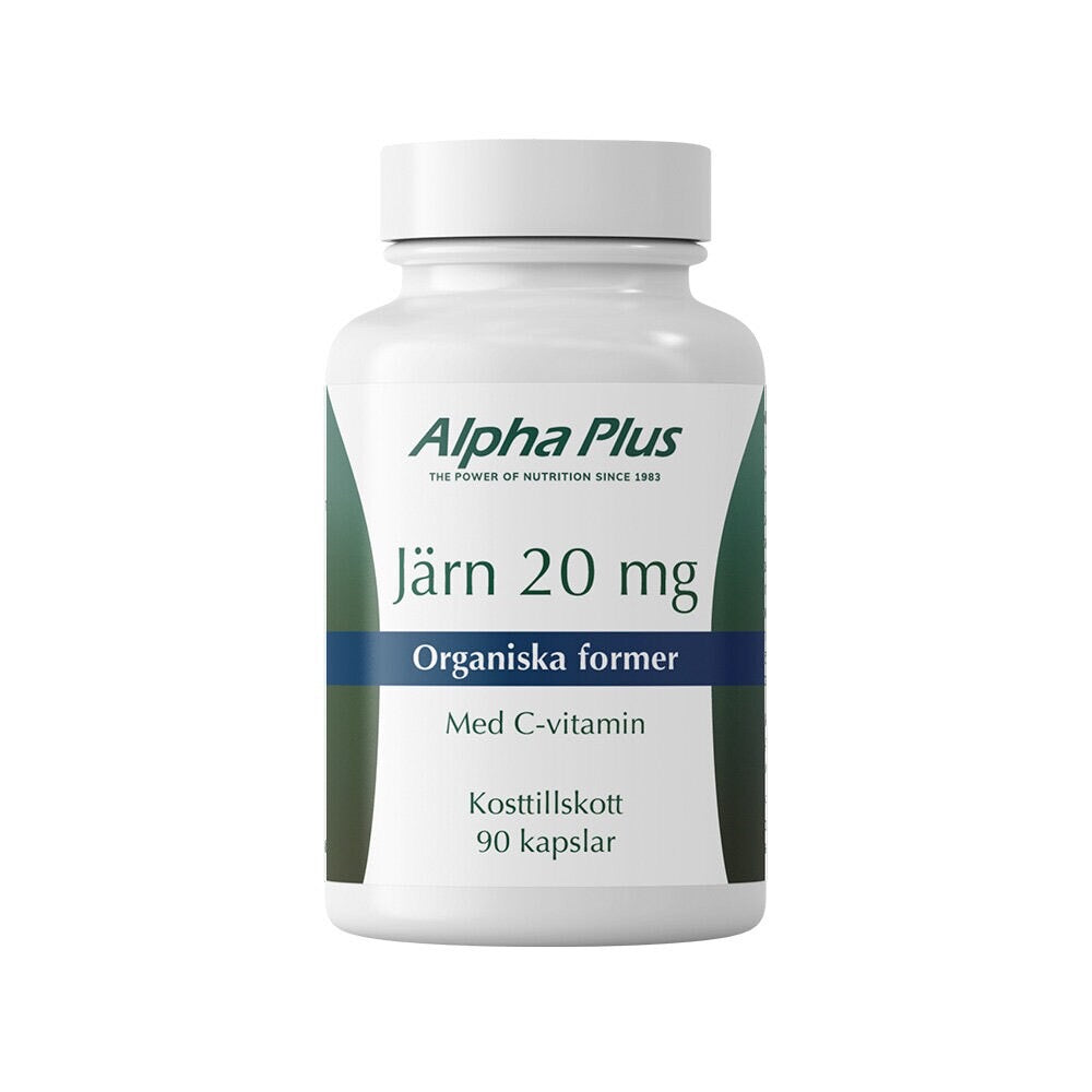 Alpha Plus Järn 20 mg