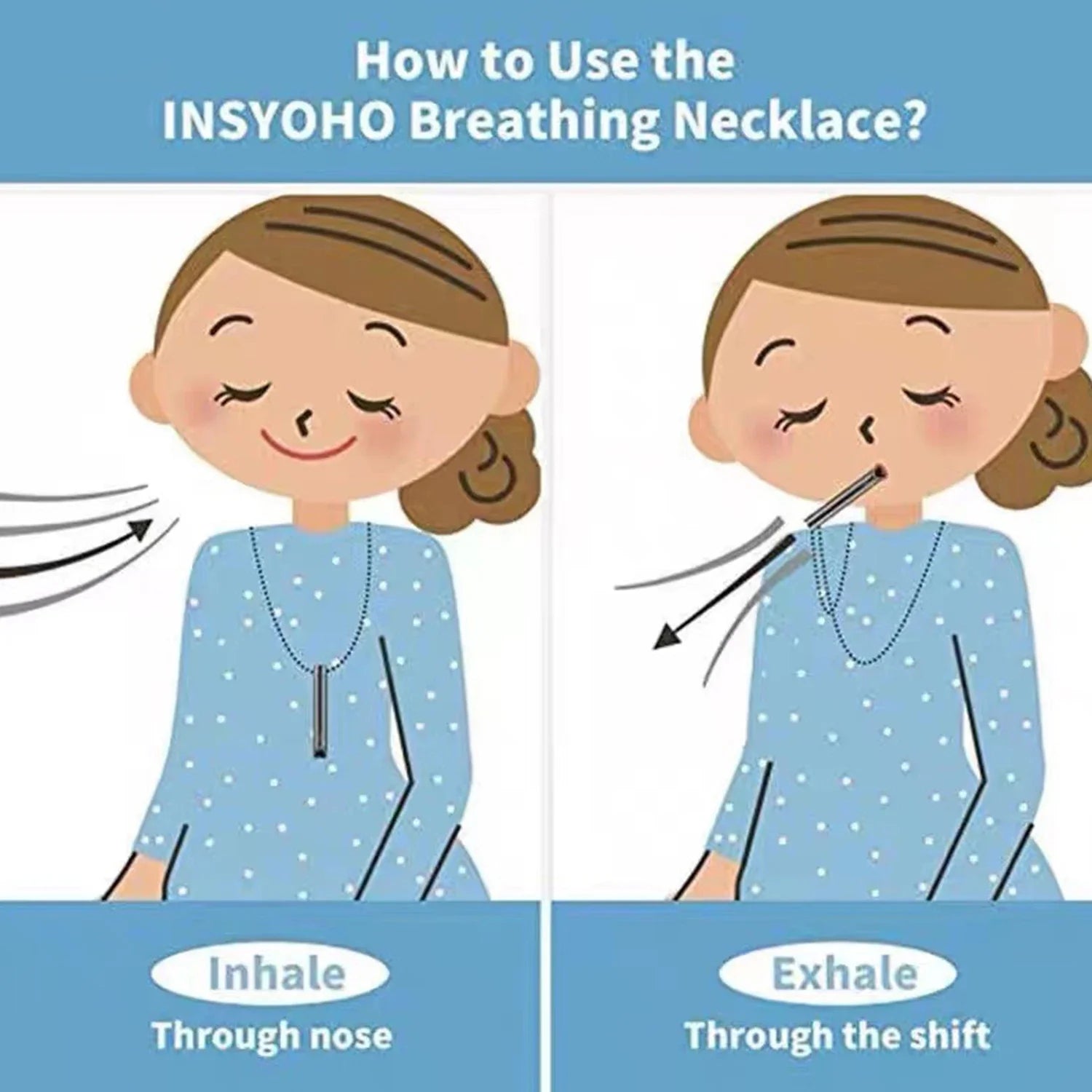 AURA BREATH - Andningshalsband mot ångest