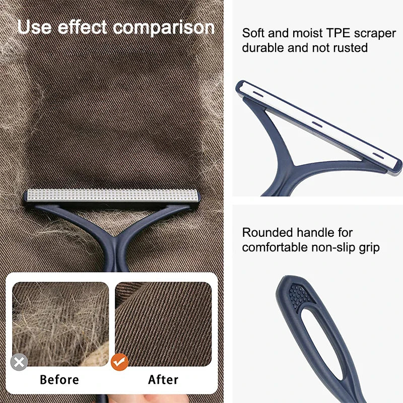 EIRA CLEAN DUO - Dubbelsidig manuell hår- och ludd­borttagare